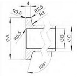 KF Small Flange Components from Glass